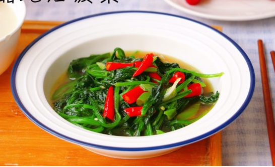 Spinach in Oyster Sauce recipe