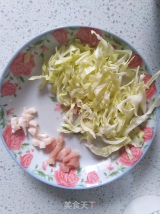 Kuaishou Children's Light Cabbage Stir-fried Instant Noodles recipe