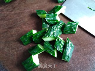 Vegetarian Fried Cucumber recipe