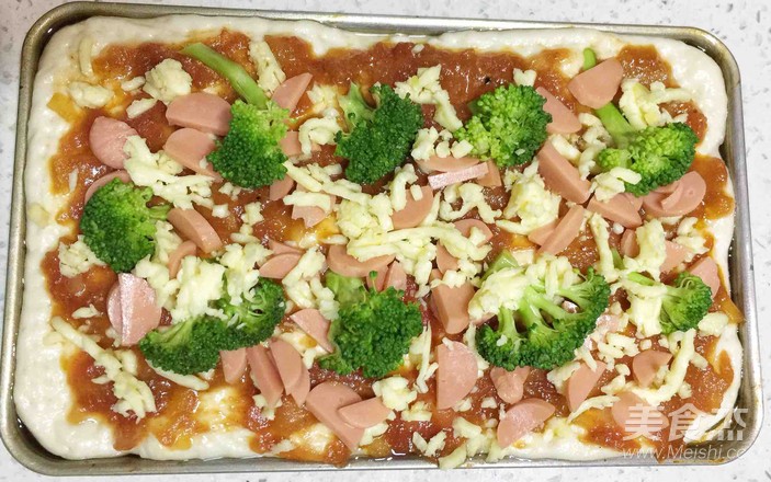Improved Ham Pizza recipe