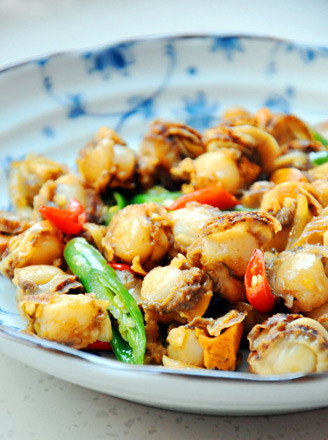 Spicy Fried Scallop Meat recipe