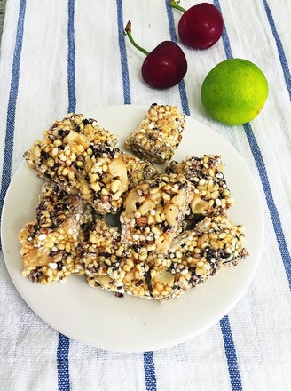 Fried Rice Cake with Crispy Walnut recipe