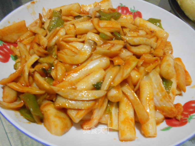 Fried Rice Cake recipe