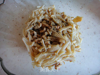 Shredded Chicken Enoki Mushroom recipe