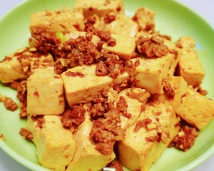 4 Simple Steps • Homemade Tofu with Minced Meat recipe