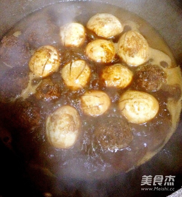 Meatball Tiger Preserved Egg recipe