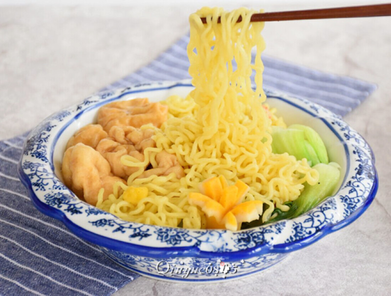【hebei】noodles with Gluten Balls, Shrimp and Fish