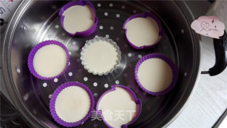 Rose Flower Steamed Cake recipe