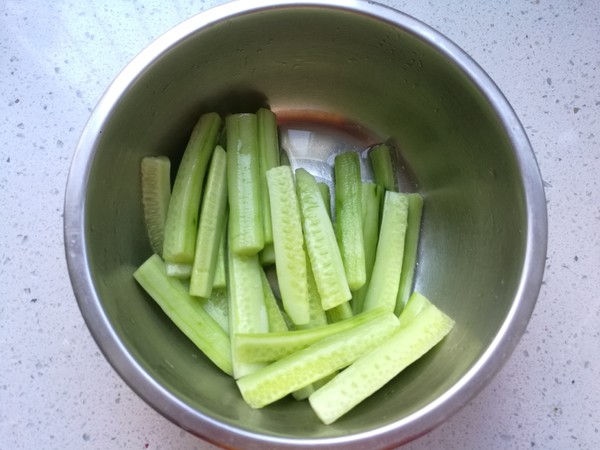 Cold Cucumber Strips recipe