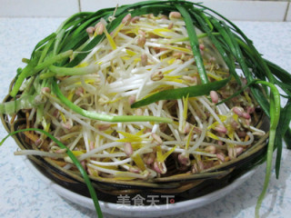 Post-holiday Intestine Cleaning and Fire-removing Side Dishes-stir-fried Chives with Mung Bean Sprouts recipe