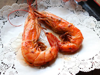 Salt-fried Argentine Red Shrimp recipe