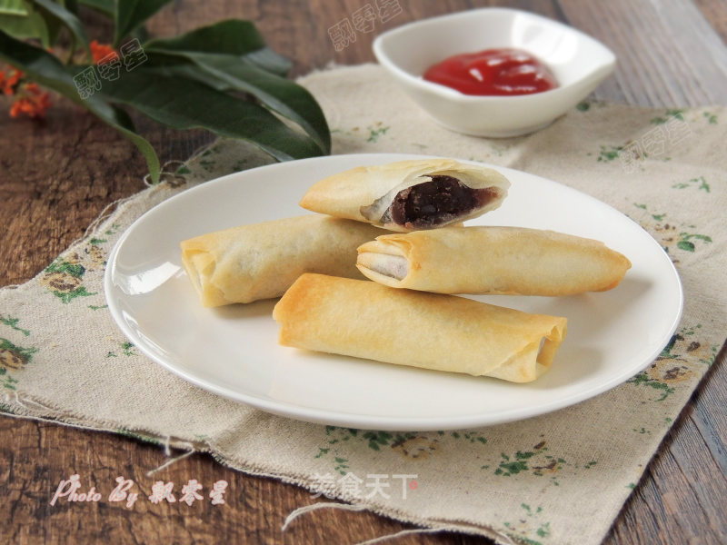 Empty Fried Bean Paste Spring Rolls recipe