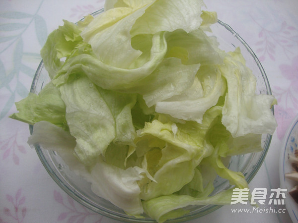 Lettuce with Coleslaw recipe