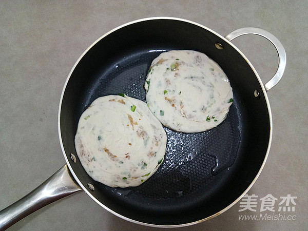 Lard Residue and Green Onion Pancakes recipe