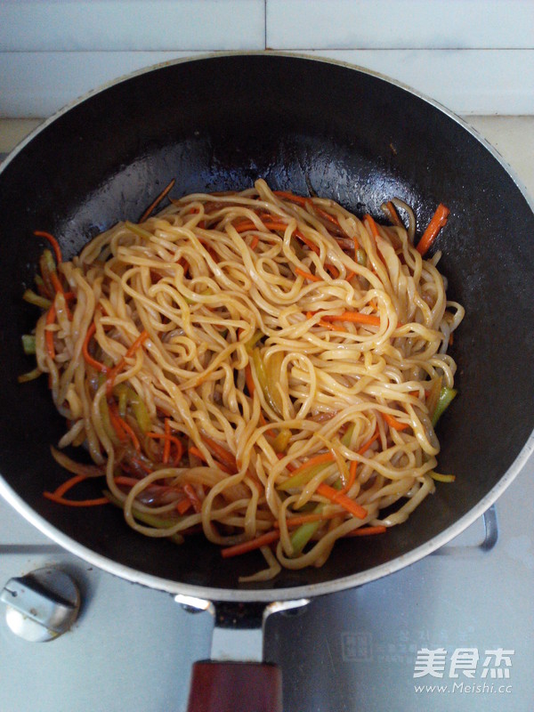 Fried Noodles with Sea Cucumber recipe