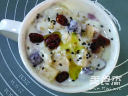 Flax Seed Oil Yogurt Fruit Fish recipe