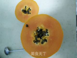 Papaya Milk Pudding recipe