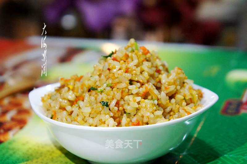 Fried Fish Roe Rice recipe