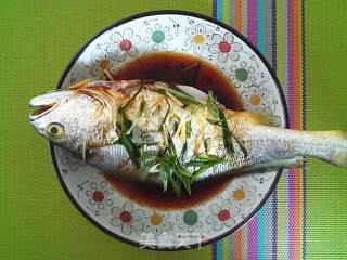 【steamed Yellow Croaker】 recipe