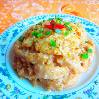 Rice Noodle Lotus with Steamed Pork Paste recipe