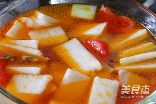 Tomato Flat Tip Winter Melon Soup recipe