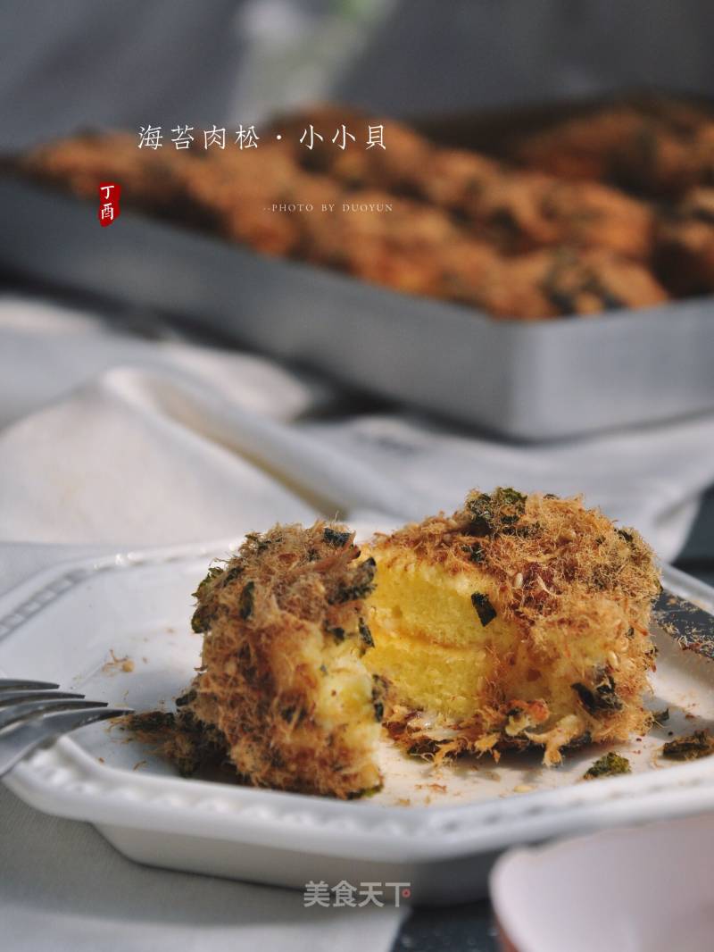 #四session Baking Contest and It's Love to Eat Festival#seaweed and Pork Floss with Small Shells recipe