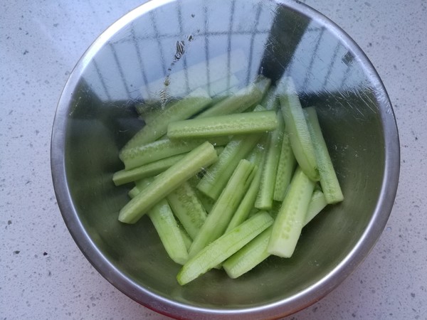 Cold Cucumber Strips recipe