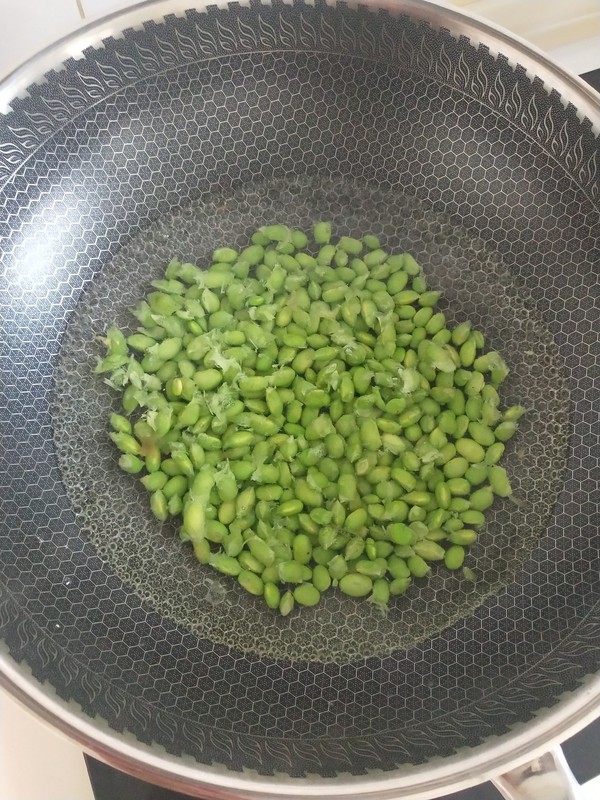 Olive Vegetable Minced Pork Edamame recipe