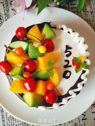 Fruit Glaze Cake recipe