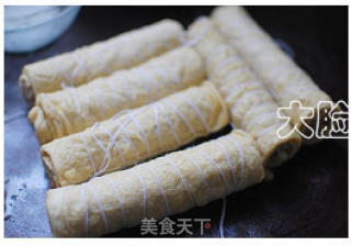 Beancurd Meat Roll recipe