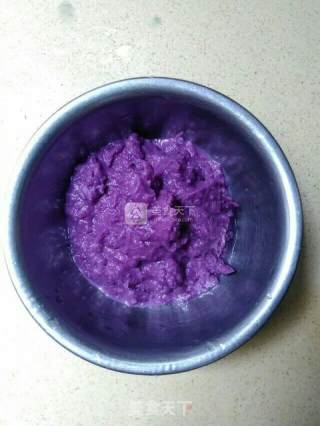 3 Kinds of Ingredients to Make without Stirring-purple Sweet Potato Ice Cream recipe