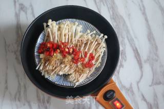 Chopped Pepper Enoki Mushroom recipe