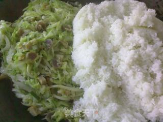 [flower Cabbage]-big Pot of Rice [cabbage and Sausage Rice] recipe