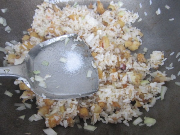 Fried Rice with Dried Squid recipe