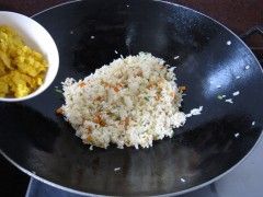 Fried Rice with Shrimp and Preserved Egg recipe