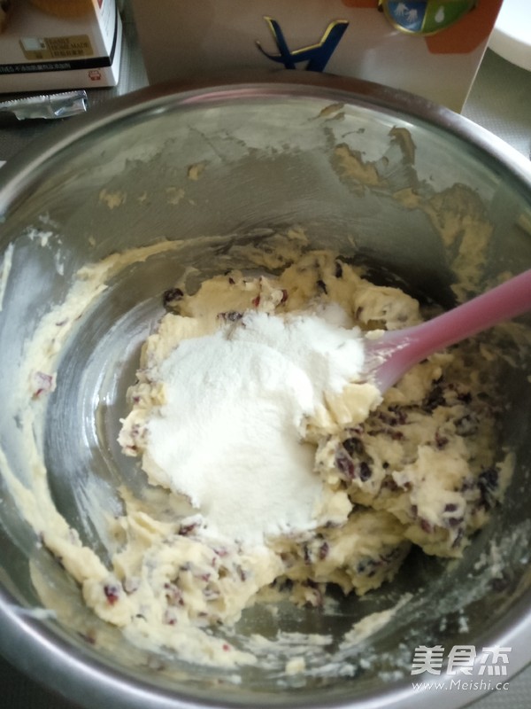 Matcha Cranberry Cookies recipe