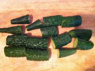 Making Porridge and Side Dishes--cucumber with Sauce recipe