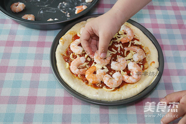 Shrimp and Bacon Pizza recipe