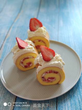 Strawberry Cake Roll recipe