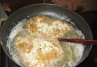 Fried Chicken Chop with Lime Sauce recipe