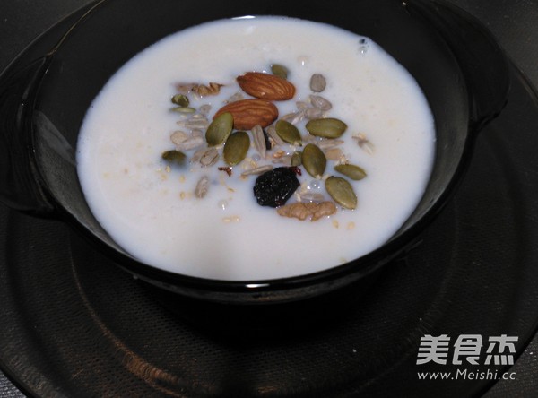 Corn Oatmeal Nut Porridge recipe