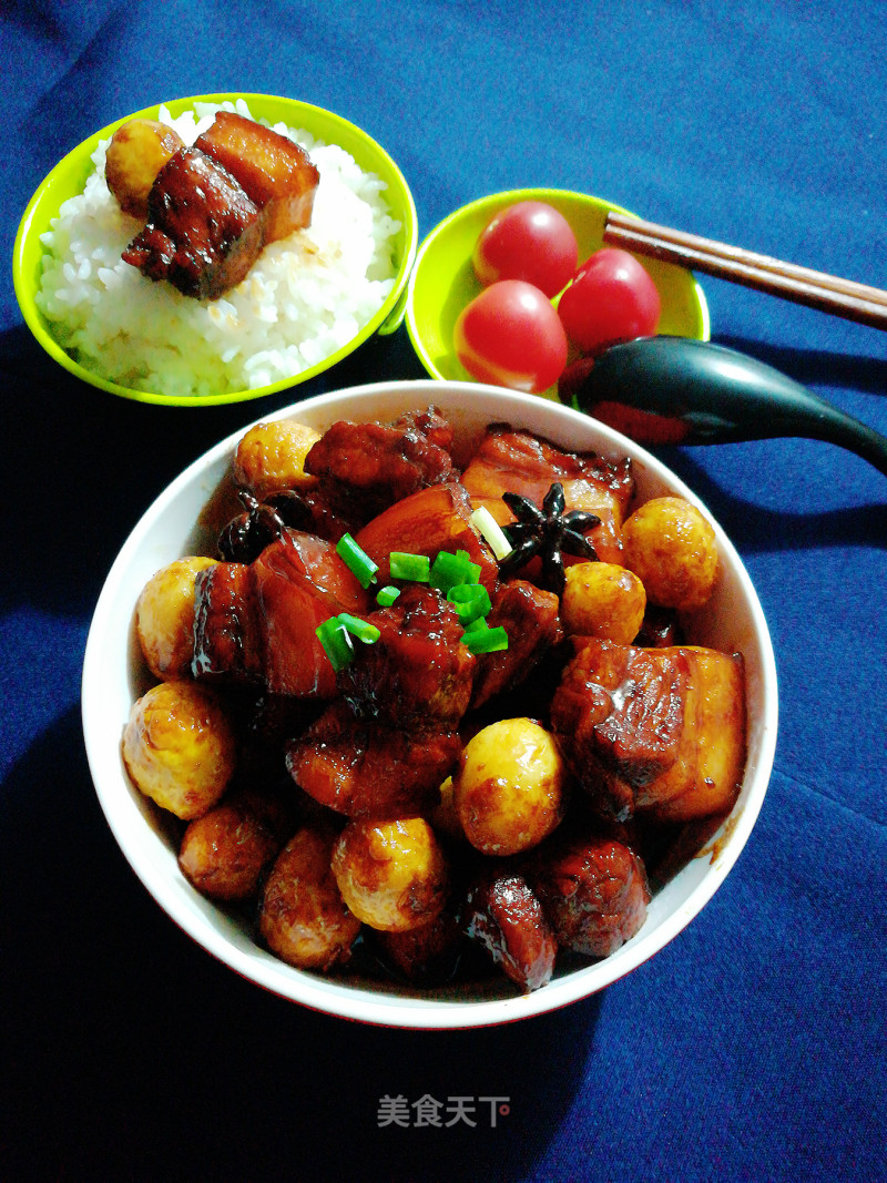 Braised Pork with Quail Eggs recipe
