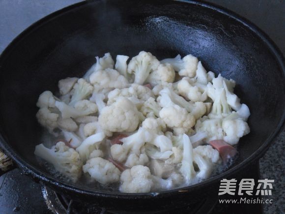 Fish Balls and Sausage with Cauliflower recipe