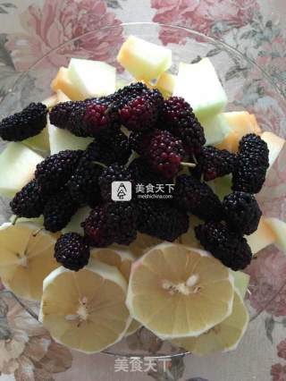 Honeydew Melon Mulberry Lemon Fresh Brewed Enzyme recipe