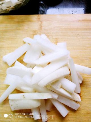 Sweet and Sour Crispy Radish recipe