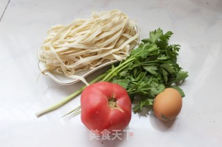 Make Him A Bowl of Noodles with Love-tomato Omelette Noodles recipe