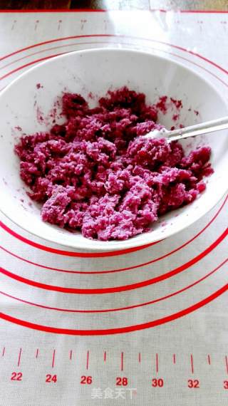 Cornmeal Purple Potato Cake recipe