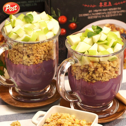 Purple Potato Apple Milkshake recipe