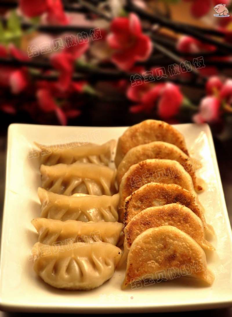 Pleurotus Eryngii Pork Fried Dumplings recipe