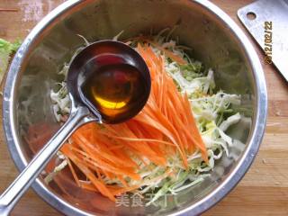 Cabbage Mixed with Carrots recipe